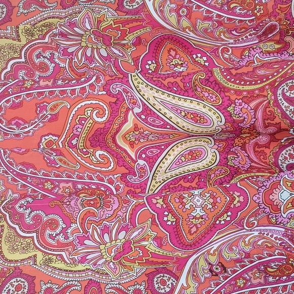 Talbots Multicolor Silk Paisley Flowing Skirt, Size 2 Petite - Picture 2 of 7